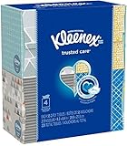 Kleenex Facial Tissue Upright 220 Count, 3 Packs (12 Boxes Total)