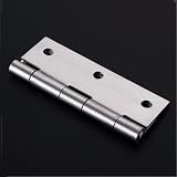 Cretty-Meet 2 Sets 3 Inch Stainless Steel Folding Door Hinges with Screws view 3