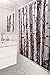 Kikkerland Shower Curtain, Polyester, Birch 72.00