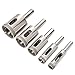 eBoot Diamond Drill Bit Coated Grit Hole Saw Set for Tile Granite Glass, 3/8 to 1 Inch, 5 Pieces