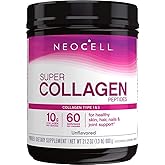 NeoCell Grassfed Collagen Peptides Powder | 21.2 oz | Unflavored | for Women and Men | Hair, Skin, & Nails
