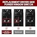 uxcell 68231805AA Electric Power Window Master Switch Front Left Driver Side for 2015-2017 Chrysler 200 C S 4-Door