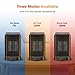 Homasy Portable Space Heater, 950W Mini Personal Heater Oscillating with 2 Seconds Heat -up, Auto Shut Off Protection, 3 Adjustable Modes Perfect for Office, Indoor, Bedroom, Desk
