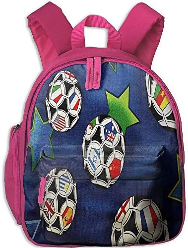 World Flag Football Toddler Kids Pre School Bag Cute 3D Print Children School Backpack