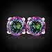 CZ Earring Platinum Plated 2.75 Carat Swiss Cubic Zirconia Stud Earrings