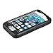 iPhone 5S Case, Elegant Choise Shock Absorbing Case, Rubber Combo Hybrid Impact Silicone Armor Hard Case Cover for Apple iPhone 5S (Black)