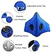 2 Pcs Anti Dust Half Face Mask with Activated Carbon Filters, PM 2.5 Windproof Cycling Facemask Washable Face Cover for Outdoor, Sports, Motorcycles, Riding - with 4 Pcs Carbon Filters