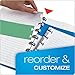 Ampad Versa Crossover Notebook, Letter Size, Wide-Ruled, Navy, 60 Sheets (25-634)