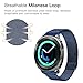Fintie for Gear Sport/Galaxy Watch 42mm Band, 20mm Milanese Loop Adjustable Stainless Steel Replacement Strap Wrist Bands for Samsung Galaxy Watch 42mm, Gear Sport / S2 Classic Smartwatch, Navy