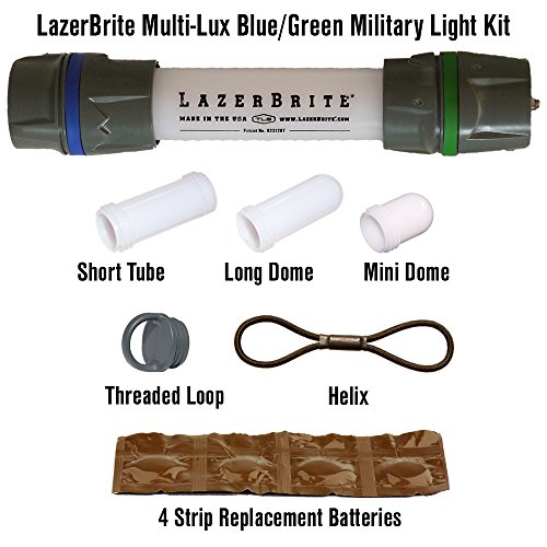 Lazerbrite Multi Lux Blue/Green Military Light Kit