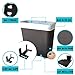 Carbage Can Floor Mat Clip and Bag Securement Band