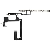 Risidamoy Power Button Flex Cable Replace Connection for iPhone 14 Plus | On Off Button Replacement Control Switch Flex Ribbon Assembly Repair with Pre-Installed Metal Bracket Holder for iPhone14Plus