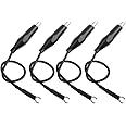 4Pcs Oscilloscope Probe Ground Wire Cable Professional High Presision Oscilloscope Probe Ground Parts with Clip Oscilloscope 