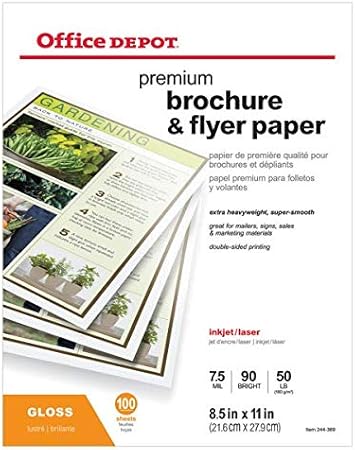 staples brochure and flyer paper