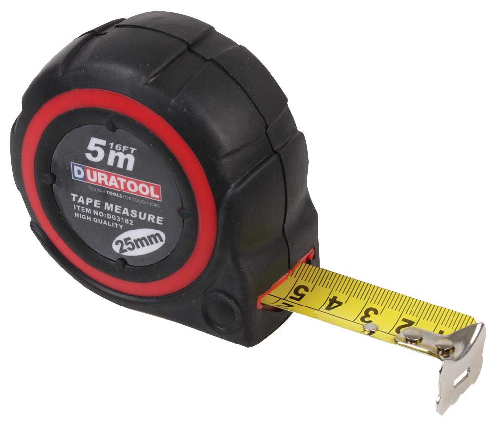 DURATOOL D03182 5m Self Lock Tape Measure