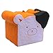 Trasfit 4.3” Jumbo Slow Rising Squishy Charms Bear of Bread, Kawaii Food Hand Pillow Toy Stress Relief Toy