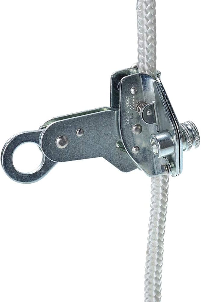 Portwest 12mm Detachable Rope Grab, Size: One Size, Colour: Silver, FP36SIR