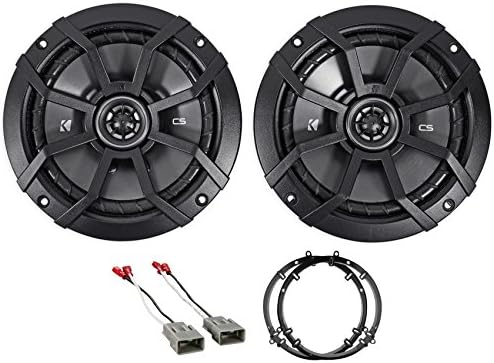 Front 6.5" Kicker Factory Speaker Replacement Kit For 2003-2007 Honda Accord