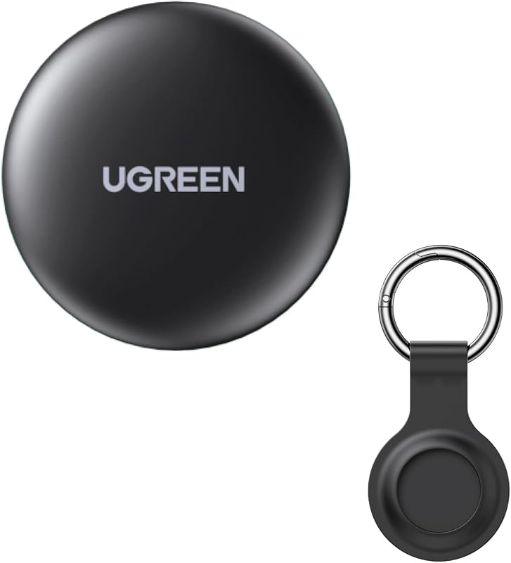 UGREEN FineTrack Mini Tag Locator Bluetooth SmartTag Tracker Suporte iOS 18 Mês Battery Tracker Compatível com Find My for Keys Bagagem Carteira Bicicleta Mochila Bag (2 peças)