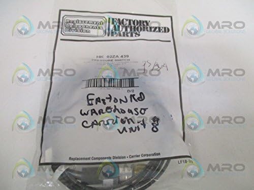 FACTORY AUTHORIZED PARTS HK02ZA439 PRESSURE SWITCHNEW IN FACTORY BAG