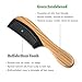 Breezelike Hair Comb - Fine Tooth Natural Sandalwood Buffalo Horn Comb - No Static Detangling Wooden Comb for Women, Men and Kids