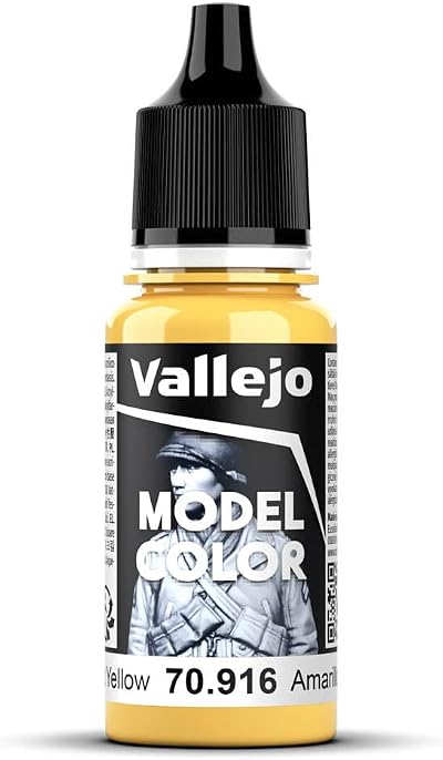 Vallejo Model Color Sand Yellow 17 ml Acrylic Paint Eyedropper Bottle