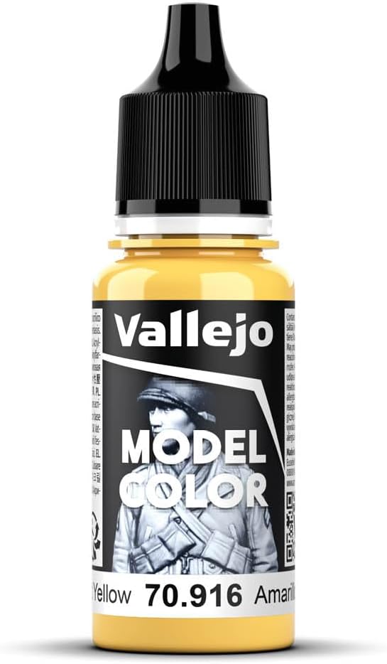 Vallejo Model Color Sand Yellow 17 ml Acrylic Paint Eyedropper Bottle