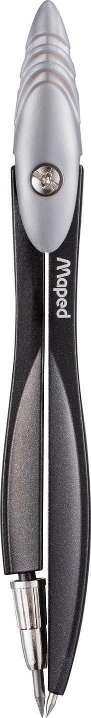 Maped Study Geometry 10 Piece Set, Includes 2 Metal Study Compasses, 2 Triangles, 6" Ruler, 4" Protractor, Pencil for Compass, Pencil Sharpener, Eraser, Lead Refill (897010) : Drafting Tool Sets : Office Products