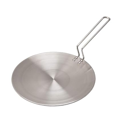 Alda Tri Ply Stainless Steel Tawa 27cm Cookware - Induction Friendly