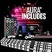 OPT7 Aura Wheel Well RGB LED Kit Double Row w/Wireless Remote Lighting Kit, Multicolor Tire Rim Lights for Cars | 3-Into-1 16+ Smart-Color Waterproof Strips w/SoundSync | Double Row 24 Inches 12 Volts