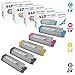 LD Compatible Okidata C610 Series Set of 5 Laser Toner Cartridges Includes: 2 44315304 Black, 1 44315303 Cyan, 1 44315302 Magenta, 1 44315301 Yellow