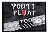 IT Pennywise Inspired Art You'll Float Too Gutter Tactical Morale Hook+Loop Patch