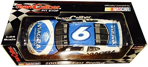 Team Caliber Pit Stop 1:24 Scale 2004 Die-Cast Replica #6 Mark Martin Viagra Adult Collectible