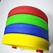 flytoup Arm Floats for Kids Safe Detachable Swimming Training Equipment Swim Band Easily Learn to Swim Colorful 8PCS Swim Discs in Pool Lake Ocean (4 Color, Normal)