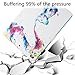 Dteck Case for iPad 9.7 2018 2017 / iPad Air 2 / iPad Air Case, PU Leather Folio Multi-Angle Viewing Stand Auto Wake/Sleep Smart Wallet Case for Apple iPad 6th / 5th Gen,iPad Air 1/2,Cute Elepant