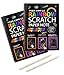Two Cool Art Activity Books，Mega Value 20 Sheet Rainbow Scratch Paper- Makes Art Fun!