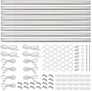 Barrina T5 Grow Lights, Full Spectrum, 4ft 160W (8 x 20W ...