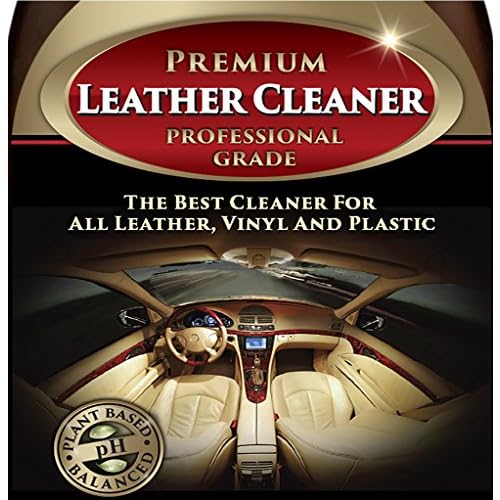Leather Cleaner - THE BEST Natural & Professional Strength Leather Cleaner for Cars, Leather Furniture, Purses... image