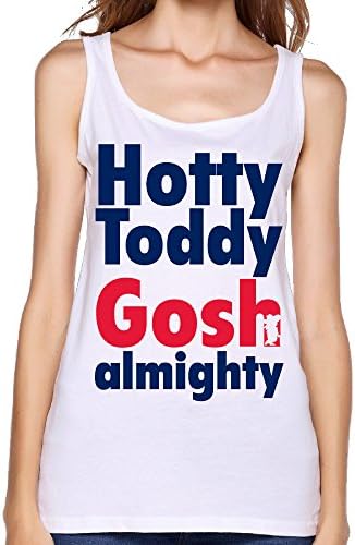 Women's Ole Miss Cheer Hotty Toddy Gosh Almighty Tank Top-White