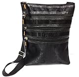 3-6 Day Delivery - Light Weight Designer Style Cross Body Purse, Zipper Compartments and Adjustable Strap