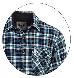 Gioberti Men's 100% Cotton Brushed Flannel Plaid