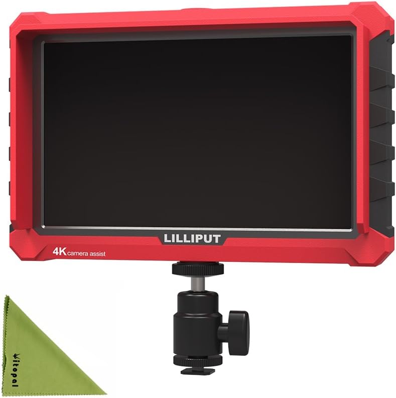 Lilliput A7s 7 inch Camera Field Monitor 1920x1200 HD 4K HDMI Input output Video with durable protection