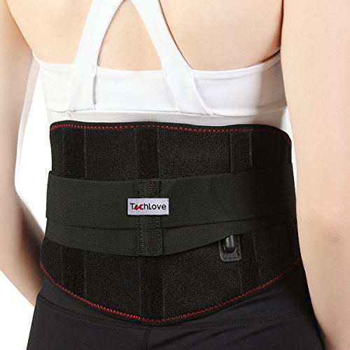 Buy Heated Lumbar Lower Back Brace Heat Therapy Wrap Waist Warmer by