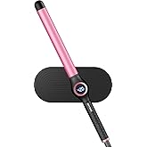 ORYNNE 1 Inch Curling Wand for Long Hair, Extra Long Barrel Ceramic Curling Wands, 7 Adjustable Heats for All Hair Type, 110-240V Dual Voltage Wand Curler, 60 Minutes Auto Shut Off
