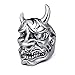 EVBEA Hannya Mask Ring Japanese Jewelry Mens Big Statement Biker Cool Devil Rings(10)