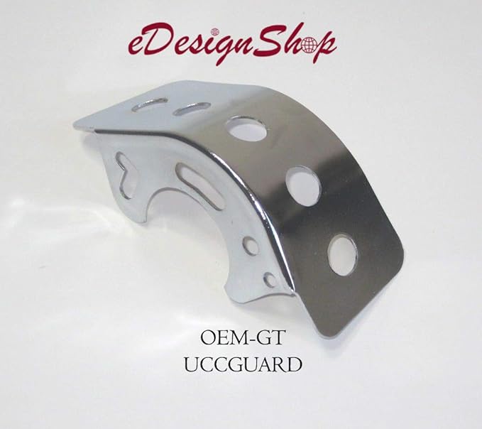 UNIVERSAL CHROME CHAIN GUARD FOR MINI BIKE & GO KART. Automotive