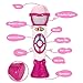 FunsLane Kids Voice Changer Microphone Toy Karaoke Machine for Toddler with Recording, Play Music Function, Colorful Lights, Party Favor Toy Great Birthday for Girls Boys, Pink