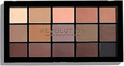 Makeup Revolution Reloaded Eyeshadow Palette Basic Mattes 15 Shades 16.5g