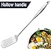 CENKA Slotted Spatula Turner - Non Stick Stainless Steel - Sanding Handle - Perfect for Flipping Grilling & Frying - by Creative Lifestyles (13.3-inch)