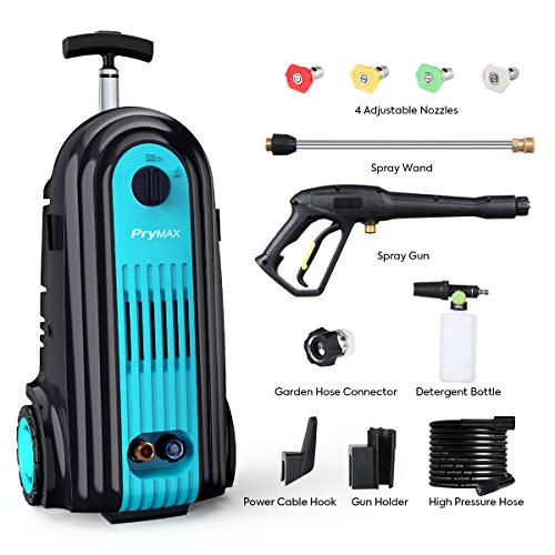 PRYMAX Pressure Washer 3000 PSI 1.85 GPM Brushless Induction Car Electric Power Washer with Foam Cannon and Interchangeable Nozzles